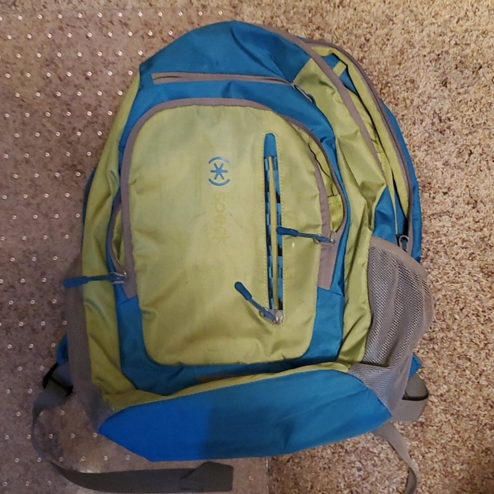 Speck Blue/ Green Backpack